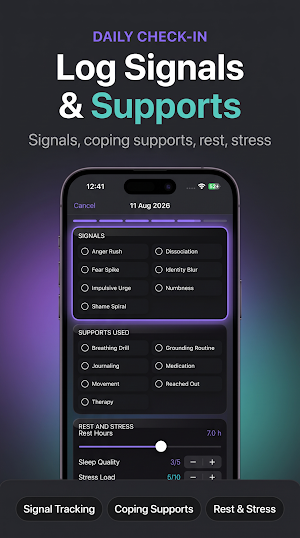Borderline Personality App Screenshot 2