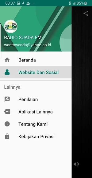 RADIO SUADAFM SANGATTA Screenshot 2