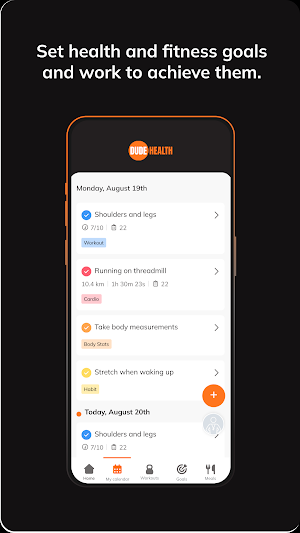Dude Health App Screenshot 0