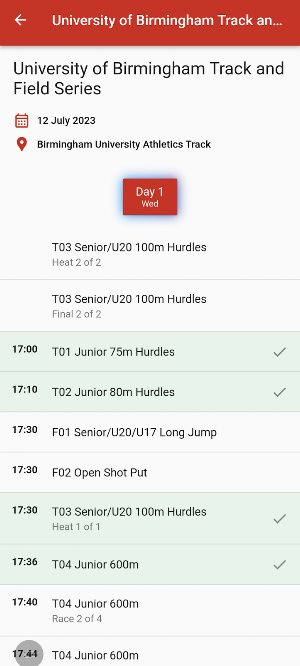 OpenTrack Judge Screenshot 2