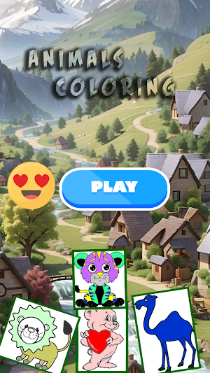 Coloring Book : Paint Animals Screenshot 0