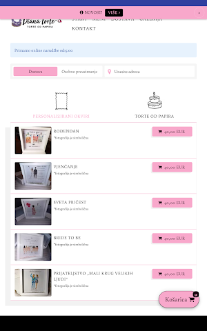 Diana torte Screenshot 2