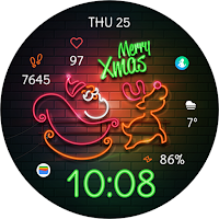 TVV Neon Xmas Watch Face