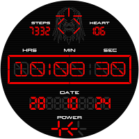 DIGI RADATOR WS73 Watch face