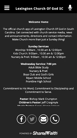 Lexington Church Of God SC Screenshot 1