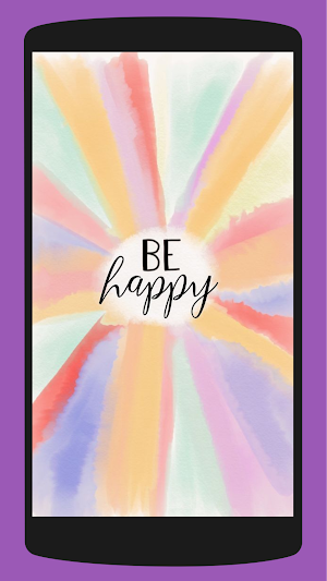 Be Happy Quotes Wallpaper 4K Screenshot 3
