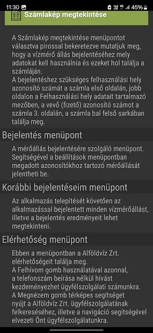 ALFÖLDVÍZ Zrt. Screenshot 3