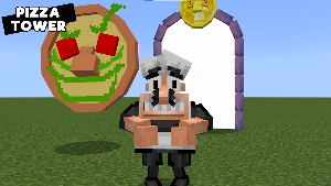 Pizza Tower Mod for Minecraft Screenshot 0