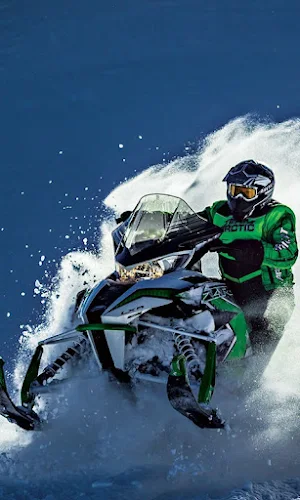 Snowmobile Race Wallpapers Screenshot 2