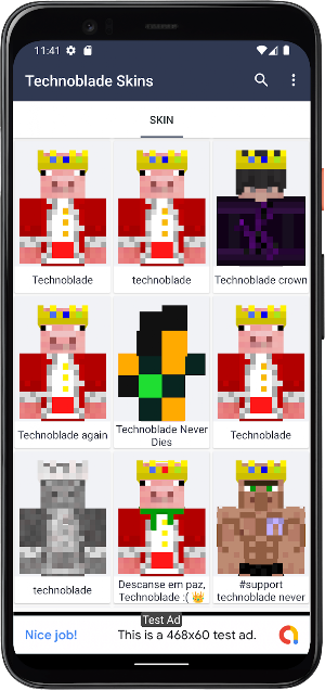 Technoblade Skins Screenshot 0