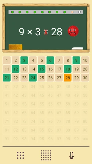 Multiplication table, 1x1 Screenshot 2