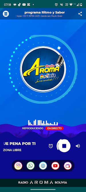Radio Aroma Bolivia Screenshot 1