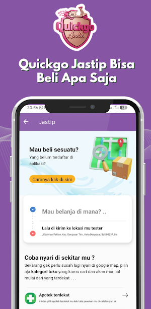 Quickgo Ladies - Ojek & Food Screenshot 3