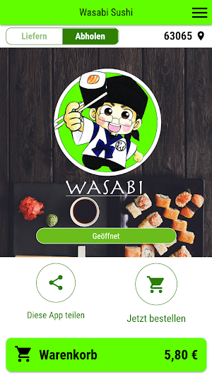Wasabi Sushi Offenbach Screenshot 0