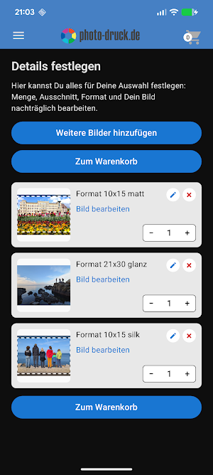 PhotoPrint - Fotodruck Screenshot 3