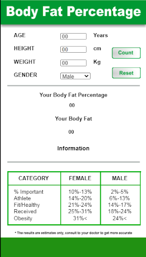 Body Index: Health & Nutrition Screenshot 2