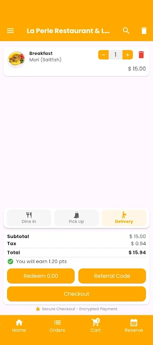La Perle Restaurant & Lounge Screenshot 0