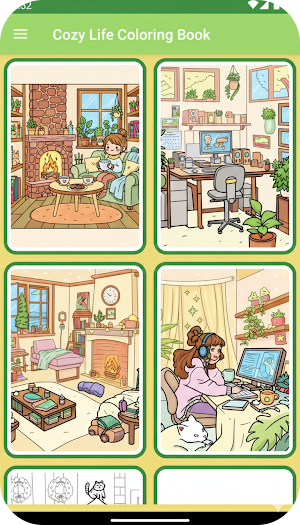 Cozy Life Coloring Book Screenshot 1