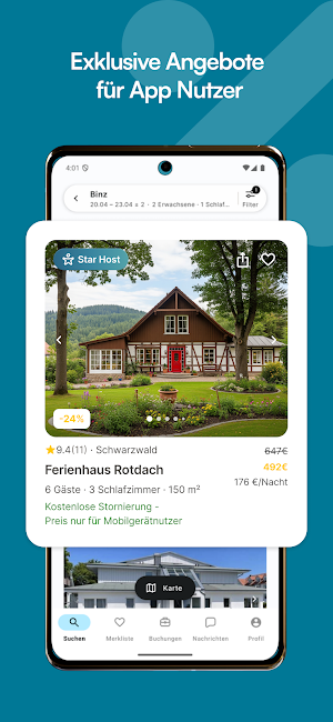 ferienwohnungen.de: Suchportal Screenshot 2