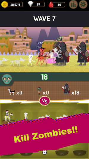 [VIP] DungeonMon : Offline Idle Merge Game Screenshot 1