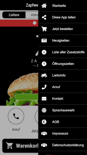 Zapfwerk Burgerhaus Screenshot 2