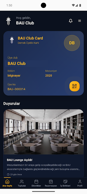 BAU Club Screenshot 1