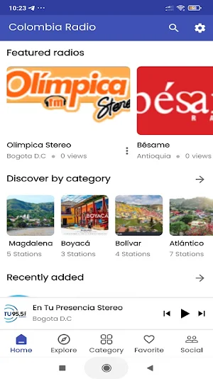 Radio Colombia - Online FM Screenshot 1