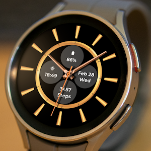Gold Watch Face Screenshot 0