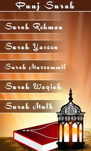 Panj Surah Shareef with Urdu Tarjuma Screenshot 0