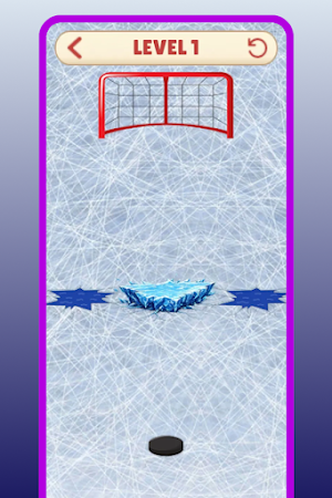 Hockey Puck Slingshot Screenshot 1