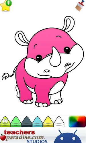 Cute Animals Coloring Book Screenshot 1