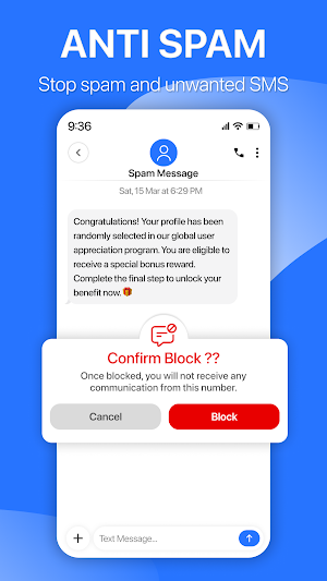 Messages: SMS Home Screenshot 2