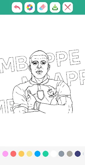 MVP Footballer Coloring Book Screenshot 3