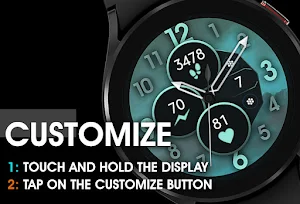 Modern Analog Rose Watch Face Screenshot 2