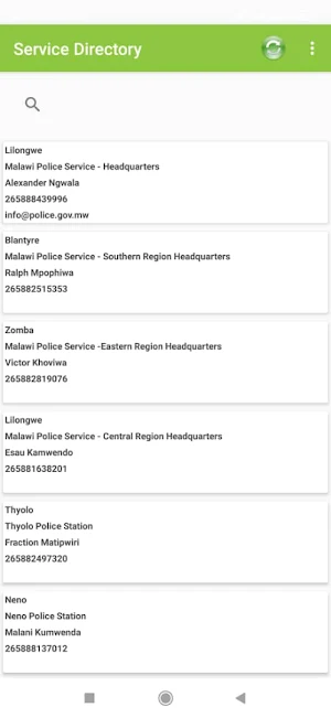 Tithandizane Helpline Screenshot 1