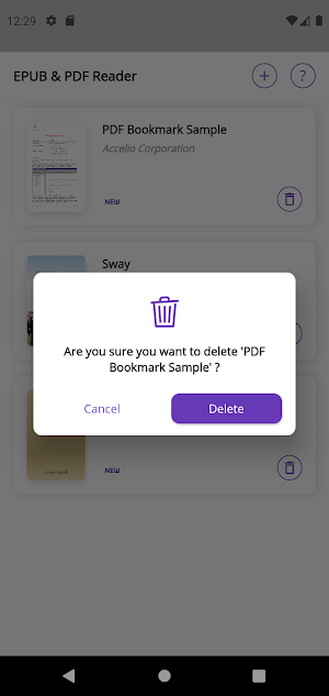 Epub Pdf - Manager, Reader Screenshot 1