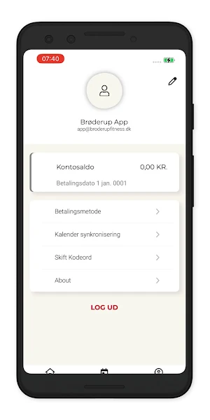 Brøderup Fitness Screenshot 3