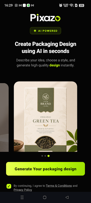 AI Packaging Design Generator Screenshot 1