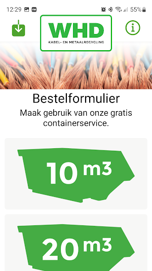 WHD Kabel en metaalrecycling Screenshot 3