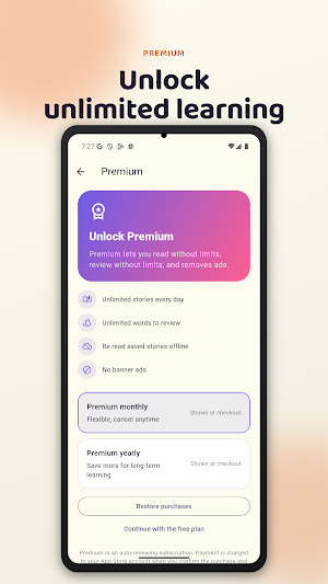LinguaStory: Learn via Stories Screenshot 2