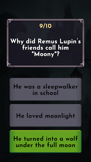 Wizarding World - Fan quiz Screenshot 3