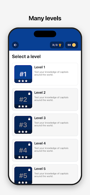 Capitals Quiz Game Screenshot 0