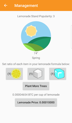 Crypto Lemonade Stand Screenshot 1