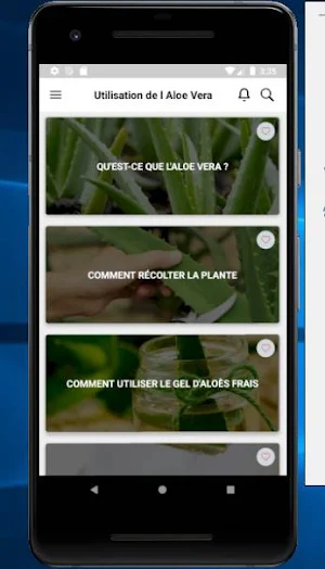 Utilisation de l'aloe vera Screenshot 0