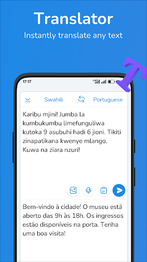 Swahili-Portuguese translator Screenshot 0