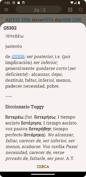Concordancia Strong Biblia Screenshot 0