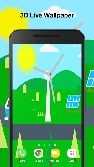 Windmill Live Wallpaper Screenshot 0
