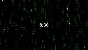 "The Matrix Code" Screensaver Screenshot 1