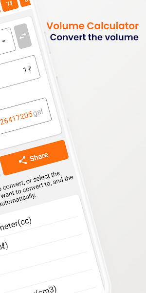 Volume Calculator Screenshot 1