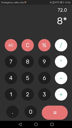 calculator Screenshot 2
